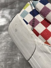 Mudd Rainbow Checker Pattern Sneakers Multicolored Size 7 Racing