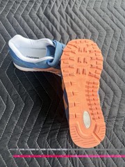 GYMBOREE Sneaker Blue Orange White Hook & Loop Unisex Kids Flat Casual