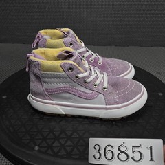 Vans Shoes Kids Size 8 Purple Suede MTE High Top Zip Casual Sneakers 751505