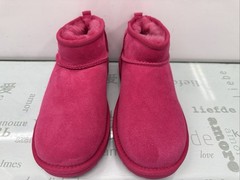 UGG S/N 1130750K Classic Mini II Boot Pink Suede Big Kids Size 5(37)New.