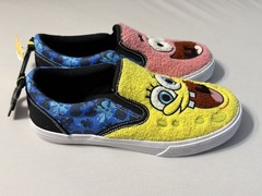 SpongeBob SquarePants and Patrick Star Slip On Shoes Size 3 Big Kids NEW w/ Tag