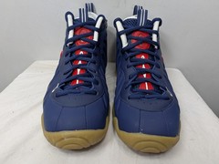 Nike Little Posite Pro USA GS 6.5Y 644792-405 Blue Void Red Gum Foamposite