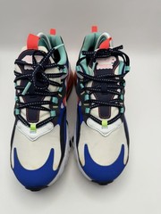 Nike Air Max 270 React Youth’s Size 7Y Blue Multi-Color Running Shoes Sneakers