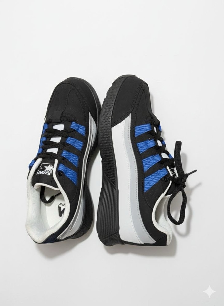 Starter Unisex Kids Athletic Shoes Black Blue White US 3 EUR 35