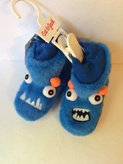 Toddler Boys‘ Gilberto Monster Bootie Slipper – Cat & Jack Blue S(5/6)