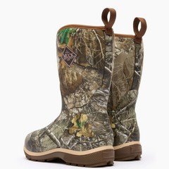 MUCK BOOT Kids Element Realtree Edge/Bison/Tan Boots (KEL-RTE-CA)