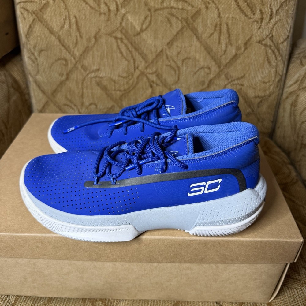 Under Armour GS Curry SC 3Zero III Royal 3022117-400 NBA Basketball 5.5 Y