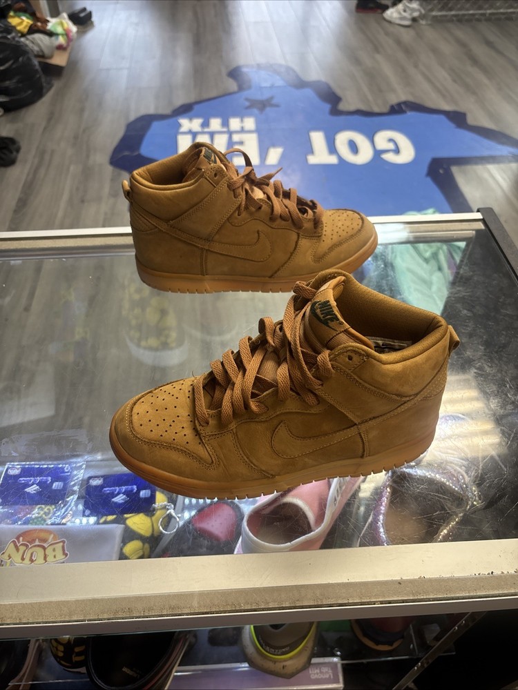 Nike Dunk Hi Premium Wheat 886070-200 GS Size 6.5 – No Box