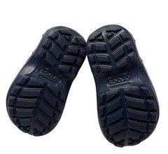 NEW Crocs “Handle-It” Slip On Waterproof Rain Boots Size Toddler C6 Navy Blue