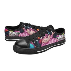 Alice in Wonderland Custom Low Top Canvas Sneaker Shoes For Kids