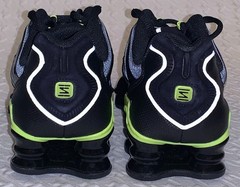 NIKE Shox TL Blue Black Volt Silver Run Walk Sneakers Shoes Mens Youth Kids Sz 4