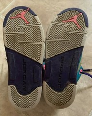 Jordan Retro 5 PS Blue w/ Pink & Purple High Top Sneakers Size 3Y 440893-307