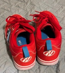 Red With Checkers & Blue Wheel Original Heely’s Size Unisex youth 3