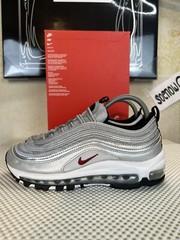 Nike Air Max 97 QS (GS) Silver Bullet 918890-001 Size 5.5Y / Women’s 7 BoxNoLid