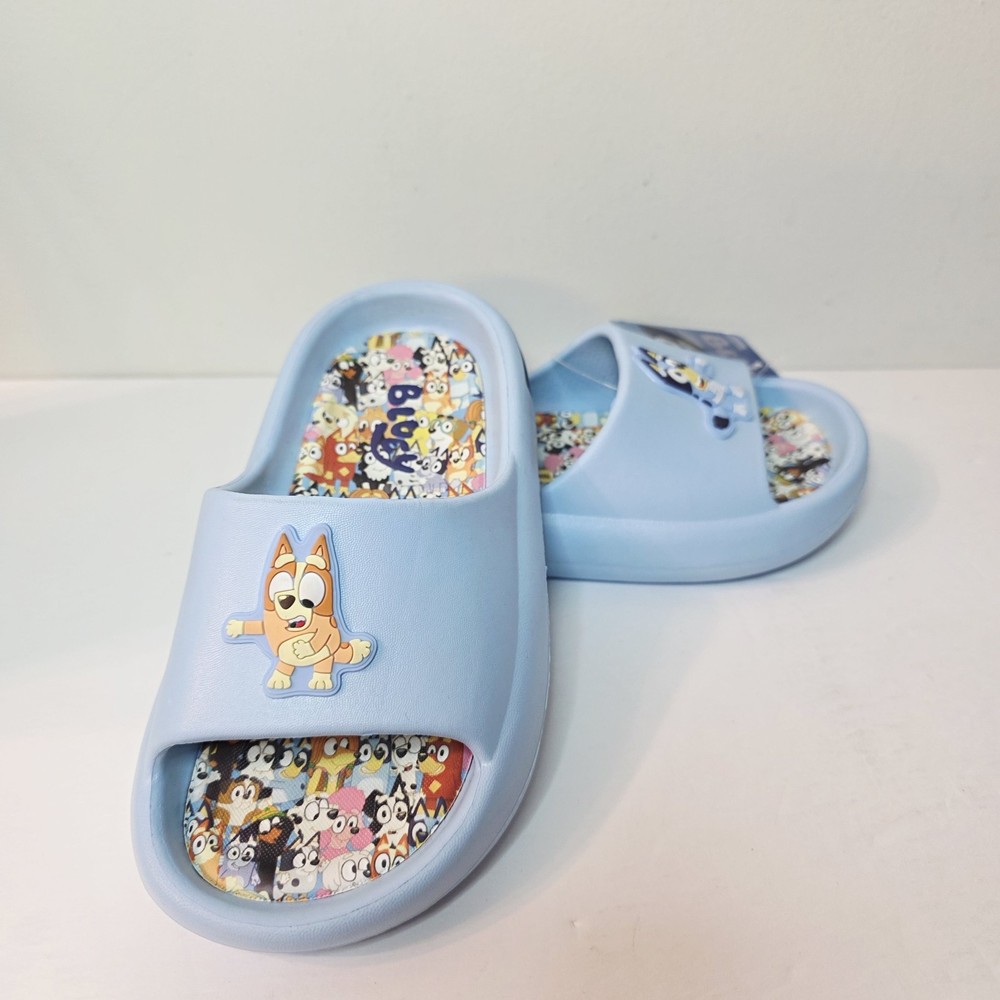 Disney Bluey & Bingo Slip On Slide Sandals Unisex Boy Girl Size 11