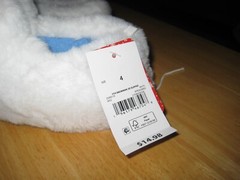 Rudolph’s Abominable Snowman Bumble Plush Slippers Christmas NWT Kids size 4 #2