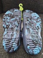 Crocs Classic Blue Marbled Clog K 207464-4HQ Size J5