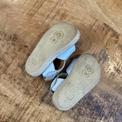Sun San Salt Water Blue Surfer Sandals Size 3 Unisex Boy Girl Split Leather