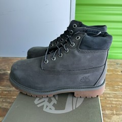 Timberland 6in Premium Boot Grey Boots Classic 3 Youth New In Box Primaloft
