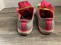 Converse Chuck Taylor All Star Low Top Junior 6 Double Tongue gray, pink, yellow