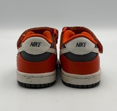 Nike Dunk Low Cement Grey Team Orange TD 311535-016 Baby Toddler Sneaker Size 3C