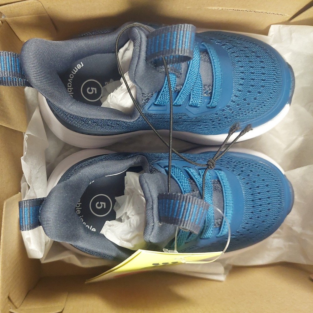 All in Motion Toddler Callan Sneaker Size 5 Blue/Navy New in Box – See Photos