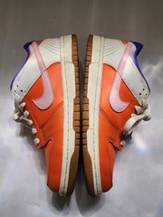 Nike Dunk Low SE GS Everything You Need Sneakers 5Y Safety Orange Sail Blue Joy