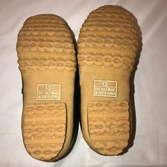 Eddie Bauer Low Duck Rubber Rain Boots Toddler Size 13 Waterproof Lace Slip On