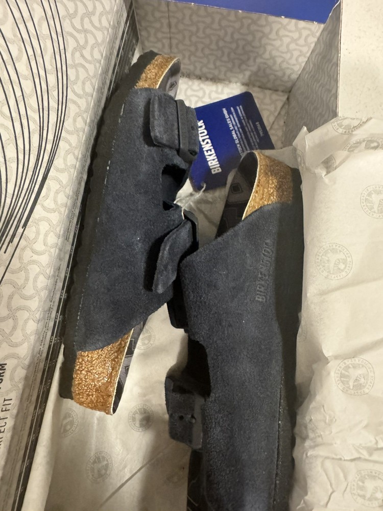 Birkenstock Arizona Kids BS New Navy Slide Sandals US 12 Narrow