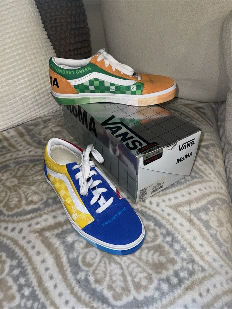 VANS kids 2020 Limited Old Skool Museum Of Modern Art(MOMA) ColorWheel Size 6 Jr