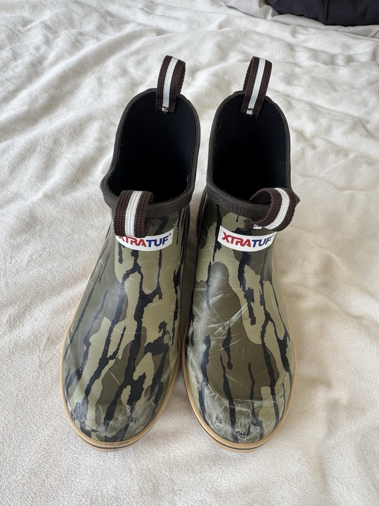 Xtratuf Kids Ankle Deck Boots – Camo Size 2