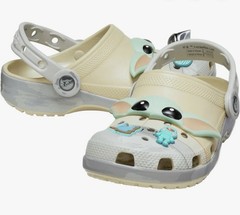 Crocs Star Wars Grogu Classic Clog Sz J4 Kids Baby Yoda Sandals NWOB