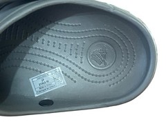 Kids Crocs Fun Lab Train Band Clog Slate Grey Kids Size J3 NWT 2018