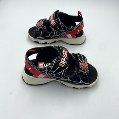 Marvel 321238 Kids US 7 Strappy Multicolor Spiderman Print Gore Strap Sandal