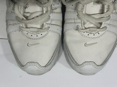 Nike Advantage Runner Shoes White 3.5 Kids Leather 386630-102 Unisex Sneakers
