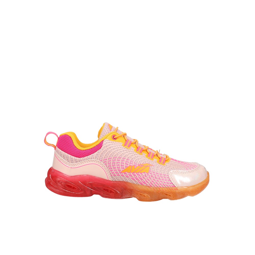 Avia AviIgnite Light Up Slip On Girls Orange, Pink Sneakers Casual Shoes A