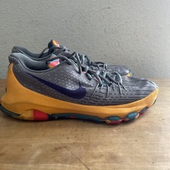 Nike 2015 KD 8 GS ‚PG County‘ Grey/Blue/Orange Kid Basketball Sneakers Sz 5.5