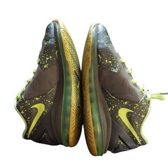 Nike LeBron XI Max Low SIZE 7Y Dunkman GRAY NEON GREEN