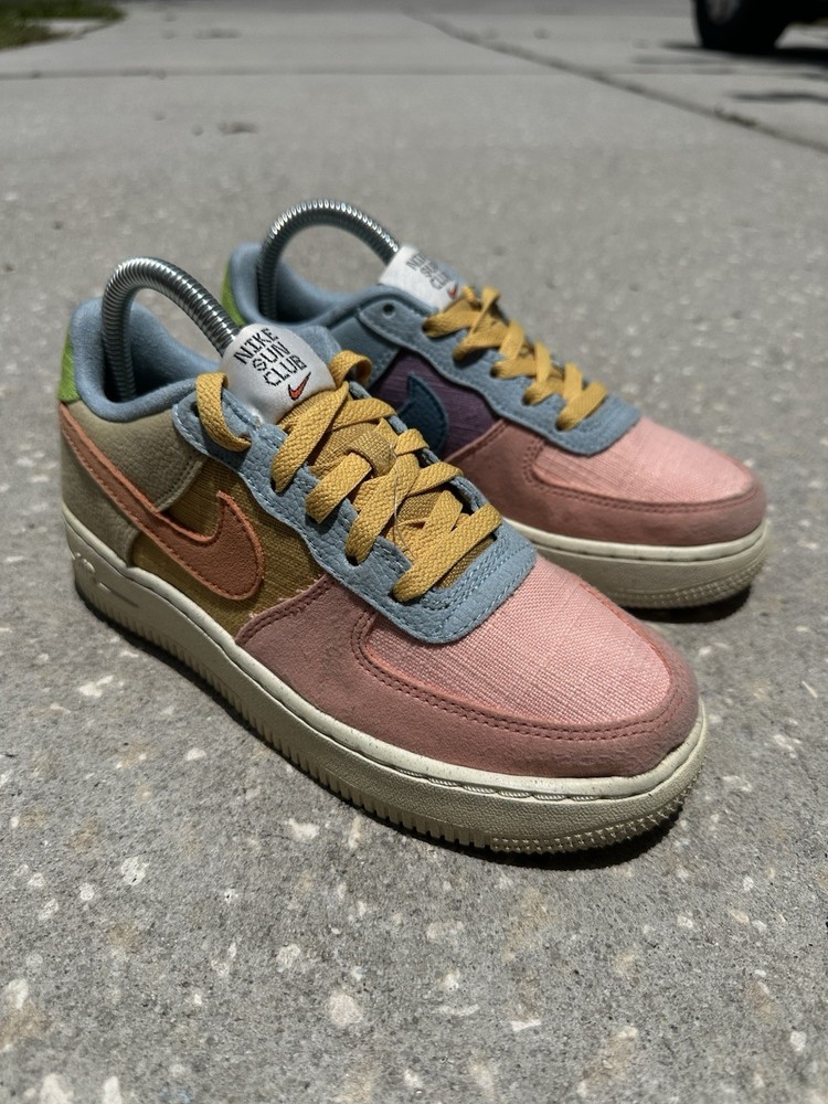 Nike Air Force 1 LV8 Next Nature Sun Club Multicolor DM0984-700 Youth Size 4.5Y