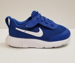 Nike Tanjun EasyOn Blue Hook And Loop Shoes Sneakers DX9043-401 Kids Size 6C