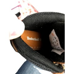 Timberland Toddler Boots Size 4 Tan Nubuck Leather Lace Up Hiking Work Boot