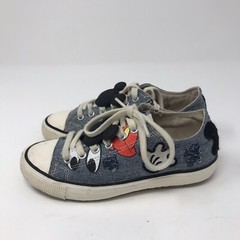 Zara Disney Sneakers Mickey Mouse Logo EUR 31 Blue Shoes Denim Kids Collab