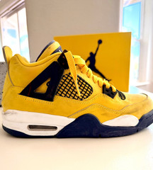 Nike Air Jordan 4 Retro Flight Lightning (GS) 5Y 408452 700