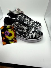 Heelys Pro 20 Print Kids 5 Sneaker Charcoal Gray Camouflage Skateboard Shoes