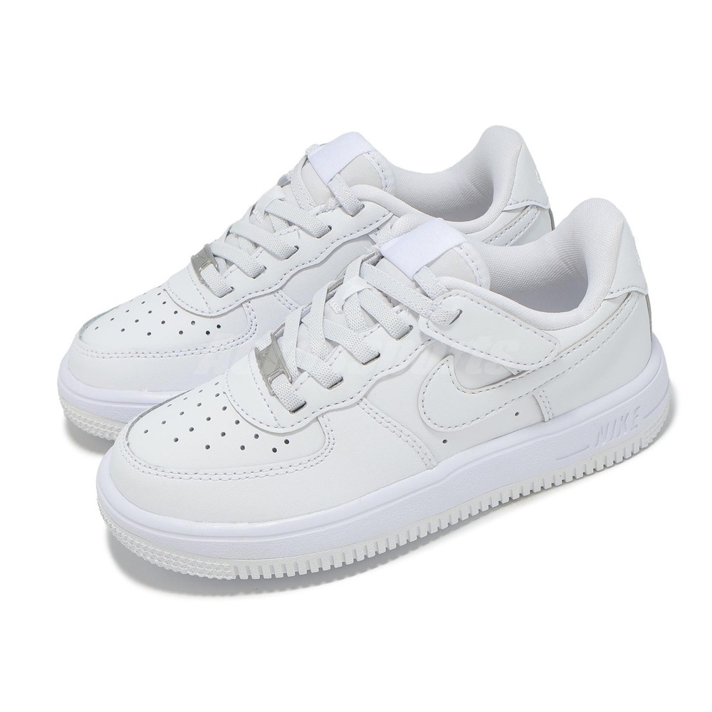 Nike Force 1 Low Easyon PS Triple White Kids Preschool Casual Shoes IH4498-101