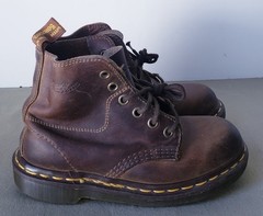 Vintage Doc Martens Combat Boots Size 1 (UK Marked) /US 1.5 MADE IN ENGLAND