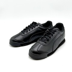 *NEW* PRE-SCHOOL KIDS PUMA ROMA BASIC (PS) BLACK / BLACK (361594 12) 👍