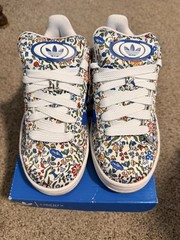 adidas Campus 00s J Liberty London Floral Leather Sneaker Kids 4.5 JS3805