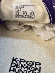 Size 3.5 Juniors- VANS x KPop Demon Hunters Authentic – Purple