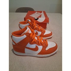 Nike Dunk High PS Syracuse Orange Blaze White DD2314-100 Size 3Y Kids Preschool
